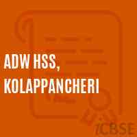 Adw Hss, Kolappancheri High School Logo