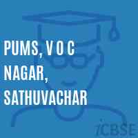Pums, V O C Nagar, Sathuvachar Middle School Logo