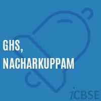 Ghs, Nacharkuppam Secondary School Logo