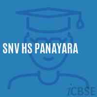 Snv Hs Panayara Secondary School Logo