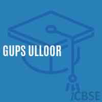 Gups Ulloor Middle School Logo