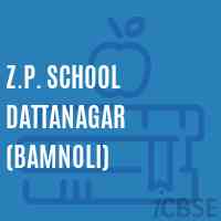Z.P. School Dattanagar (Bamnoli) Logo