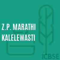 Z.P. Marathi Kalelewasti Primary School Logo