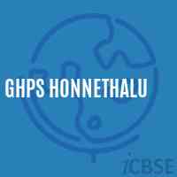 Ghps Honnethalu Middle School Logo