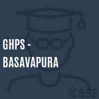 Ghps - Basavapura Middle School Logo