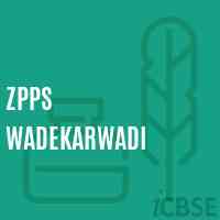 Zpps Wadekarwadi Primary School Logo