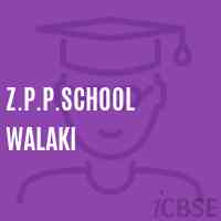 Z.P.P.School Walaki Logo