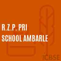 R.Z.P. Pri School Ambarle Logo