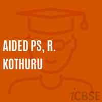 AIDED PS, R. Kothuru Primary School Logo
