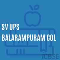 Sv Ups Balarampuram Col Middle School Logo