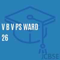 V B V Ps Ward 26 Primary School Logo