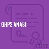 Ghps Anabi Middle School Logo