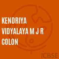 Kendriya Vidyalaya M J R Colon Senior Secondary School Logo
