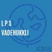 L P S Vadehukkli Primary School Logo