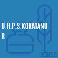U.H.P.S.Kokatanur Middle School Logo
