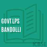 Govt Lps Bandolli Primary School Logo
