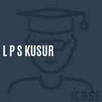 L P S Kusur Primary School Logo