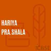 Hariya Pra.Shala Middle School Logo