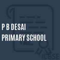P B Desai Primary School Logo