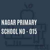 Nagar Primary School No - 015 Logo