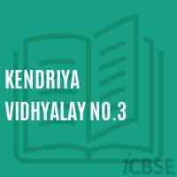Kendriya Vidhyalay No.3 Senior Secondary School Logo