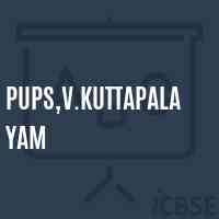 Pups,V.Kuttapalayam Primary School Logo
