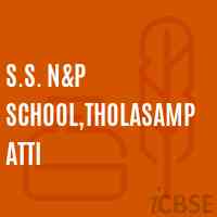 S.S. N&p School,Tholasampatti Logo