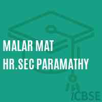 Malar Mat Hr.Sec Paramathy Senior Secondary School Logo