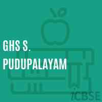 Ghs S. Pudupalayam Secondary School Logo