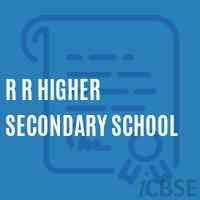 R R Higher Secondary School Logo