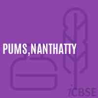 Pums,Nanthatty Middle School Logo