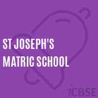 St Joseph'S Matric School Logo