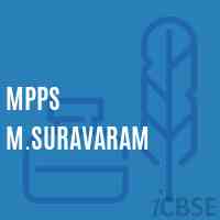Mpps M.Suravaram Primary School Logo
