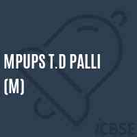 Mpups T.D Palli (M) Middle School Logo