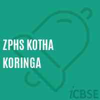 Zphs Kotha Koringa Secondary School Logo