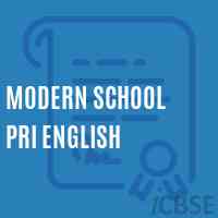 Modern School Pri English Logo