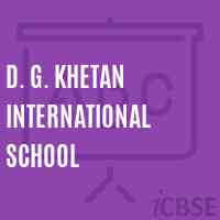 D. G. Khetan International School Logo