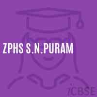 Zphs S.N.Puram Secondary School Logo