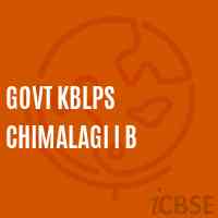 Govt Kblps Chimalagi I B Primary School Logo