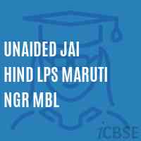 Unaided Jai Hind Lps Maruti Ngr Mbl Primary School Logo