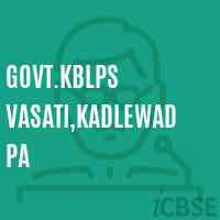 Govt.Kblps Vasati,Kadlewad Pa Primary School Logo