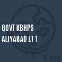 Govt Kbhps Aliyabad Lt 1 Primary School Logo