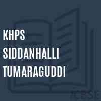 Khps Siddanhalli Tumaraguddi Primary School Logo