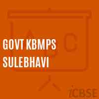 Govt Kbmps Sulebhavi Middle School Logo