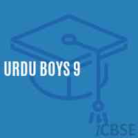 Urdu Boys 9 Middle School Logo