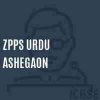 Zpps Urdu Ashegaon Middle School Logo