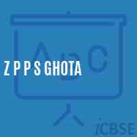 Z P P S Ghota Middle School Logo