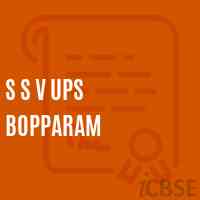 S S V Ups Bopparam Middle School Logo