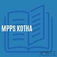 Mpps Kotha Primary School Logo