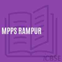Mpps Rampur Primary School Logo